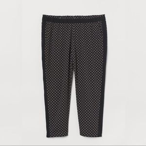 H&M+ patterned pull-on pants (size 22/3X) — NWT!